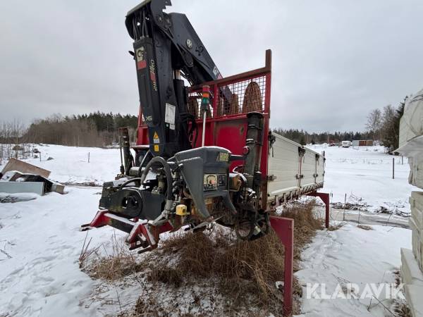 Kranflak/lastväxlarflak Hiab 211 E-6 HIPRO Zetterbergsflak