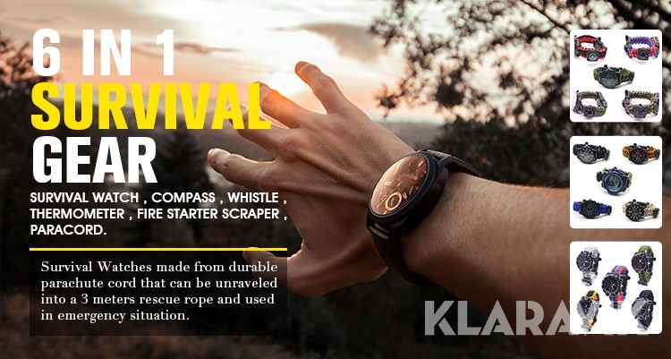 Survialwatch/Överlevnadsklocka 4st