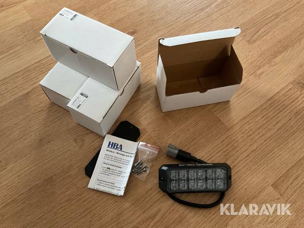 Blixtljus HBA Axitech MS26 LED, 18 W, 4 st
