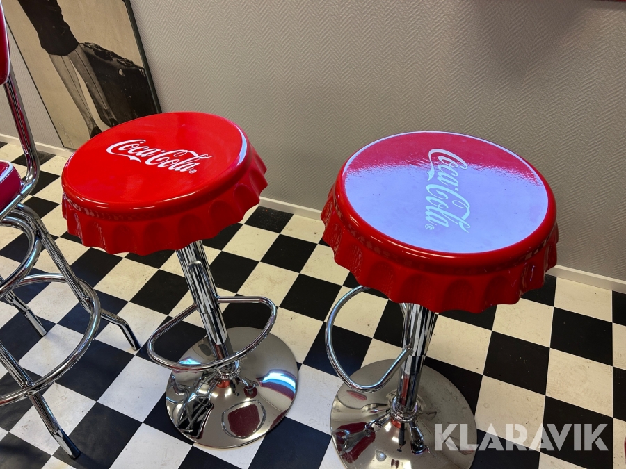 Barstolar 50tals look 4 st, Timrå, Klaravik auktioner