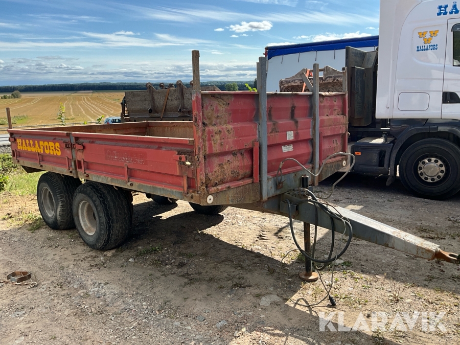 Entrepenadvagn Weckman WS120 med tipp