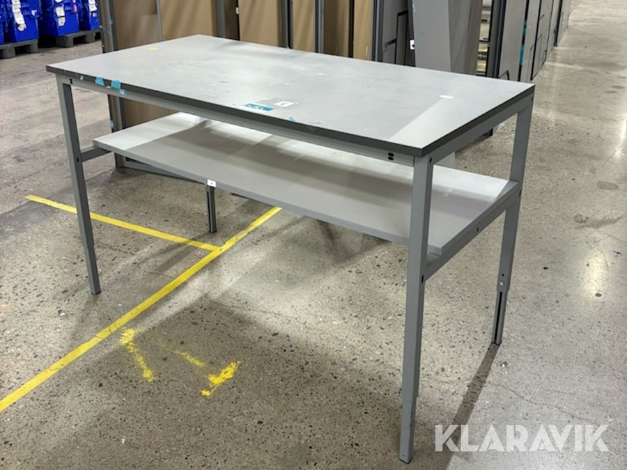 Arbetsbord med underhylla 2st