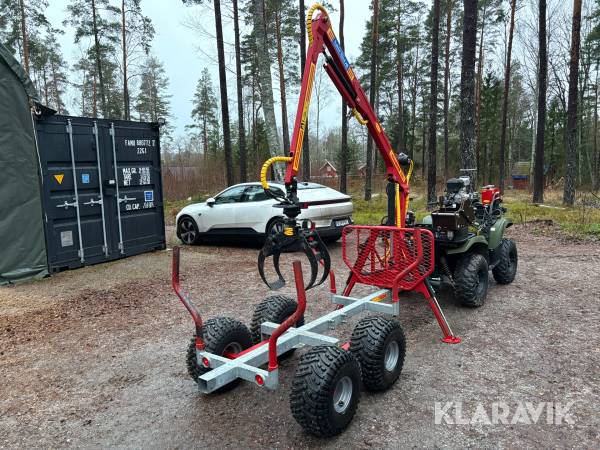 Skogsvagn Kranman T1600 ATV