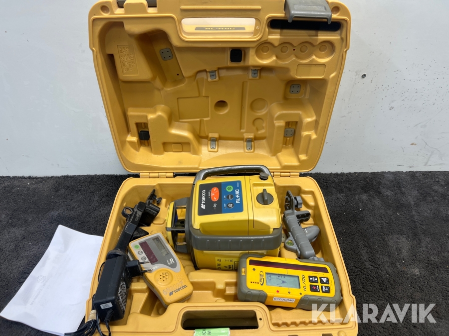 Planlaser & 2 st lasermottagare Topcon, Spectra RL-H4C, LS80L, HL700