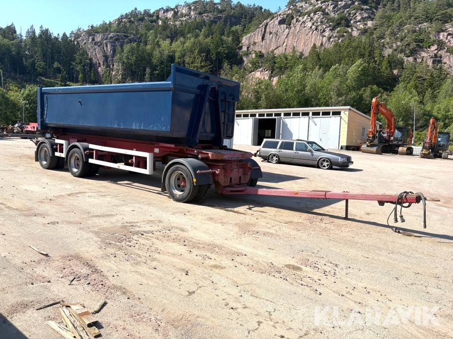 Lastväxlarsläp med tipp Kilafors T10/20 LSTB60 samt flak