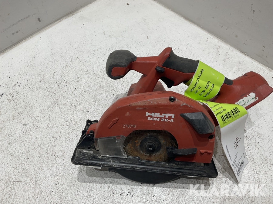 Cirkelsåg batteri Hilti SCM 22-A