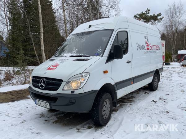 Skåpbil Mercedes-Benz Sprinter 316 cdi 4WD verkstadsinredning