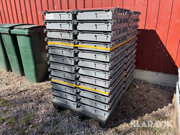 Plastbackar Schoeller Allibert 48st med handtag