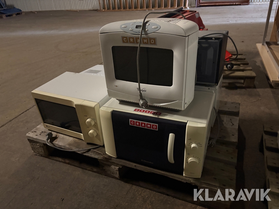 Mikrovågsugnar parti 6 st