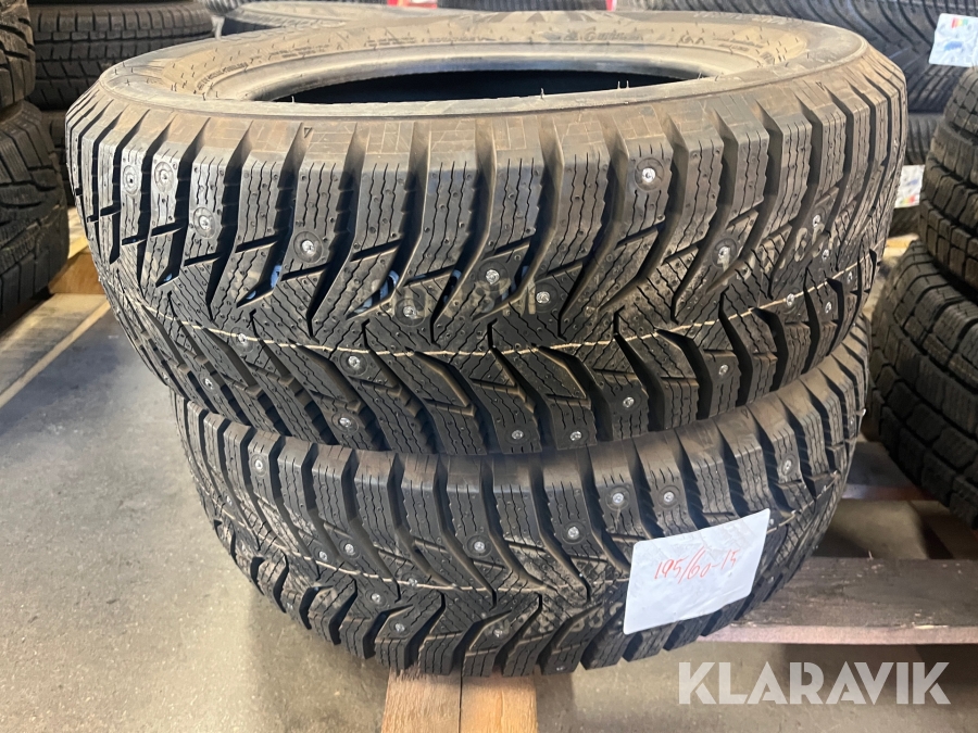 Dubbdäck Kumho 195/60-15 2 st