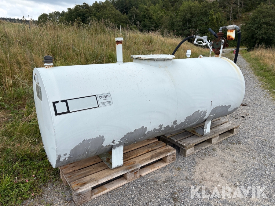 Dieseltank ABG 1500 L med handpump