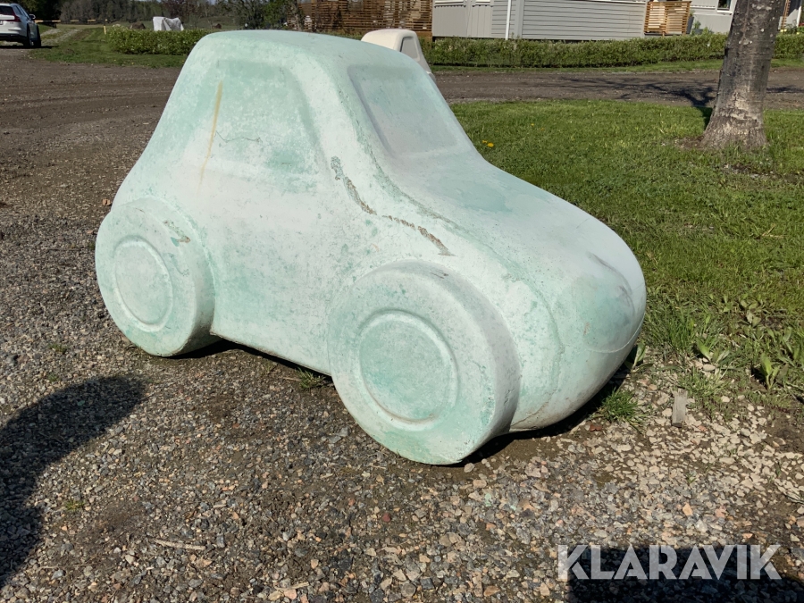 Betongbil Ta form konstgjuteri för avstängning