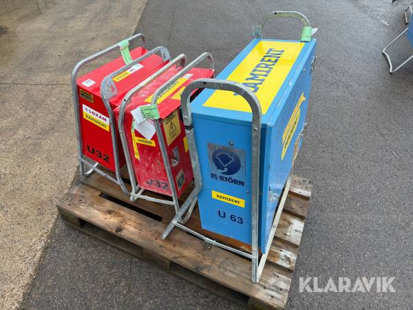 3 st centraler Garo & El-Björn UGBSA432-6, UGBSA432-6, UC63/6321-401