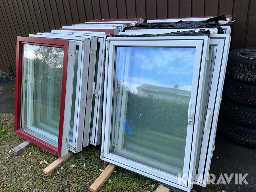 Parti med fönster PVC