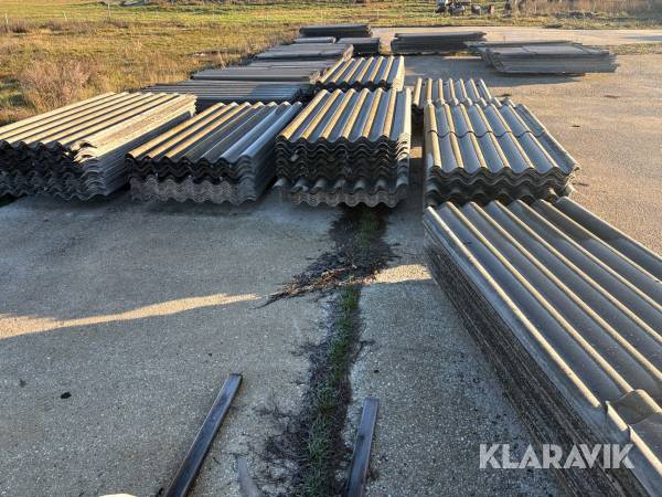 Cementtakplattor Komo K20914 ca 1600m2