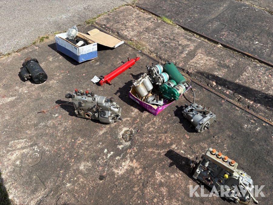 Dieselpumpar, startmotorer mm Bosch