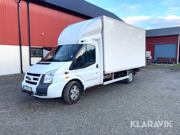 Lätt lastbil Ford Transit volymskåp 200 T350 med bakgavellyft