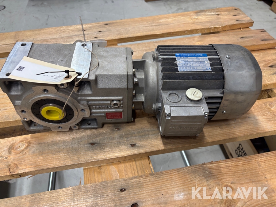 Elmotor med växel Bonfiglioli M2SA4 0,75-0,9kW lik kl klo