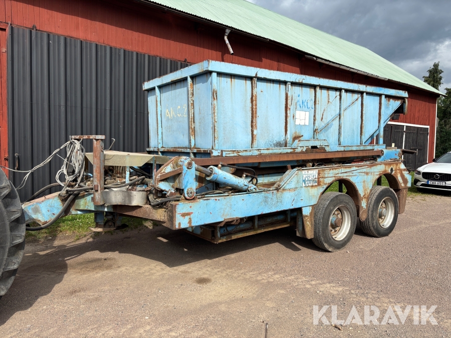 Containervagn KMA 2st med 8st containrar