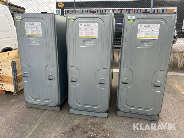 Färskoljetankar Roth 1500 L 3 st