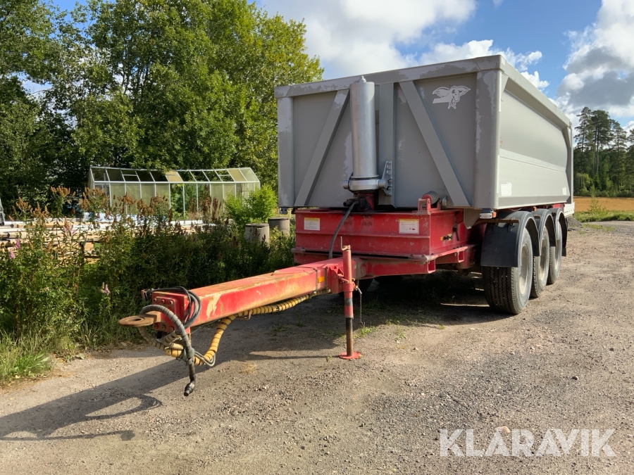 Tippkärra 3-axlad Benalu 15m3/19ton
