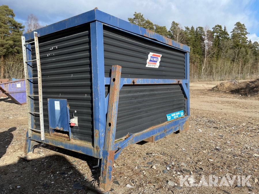 Behållare Varm sand ca 8 kubik