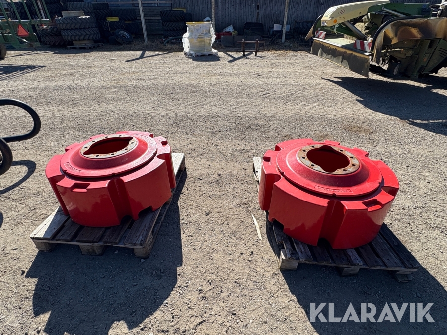 Hjulvikter Fendt 939 S4 & Gen 6