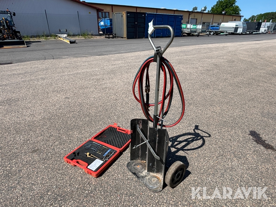 Svetskärra med tillbehör