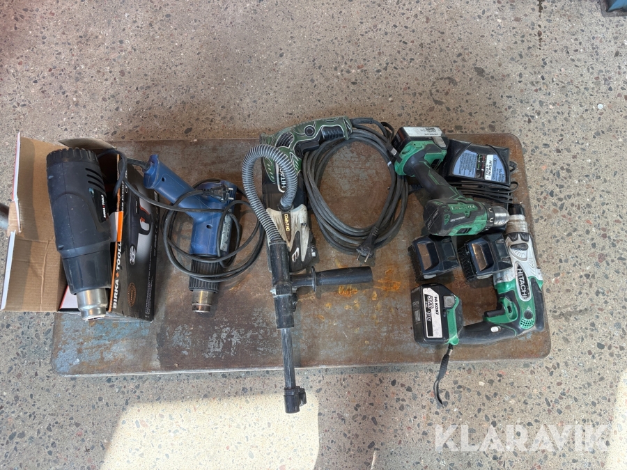 Paket med handmaskiner