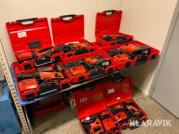 Verktyg Hilti Flera olika modeller 8 st