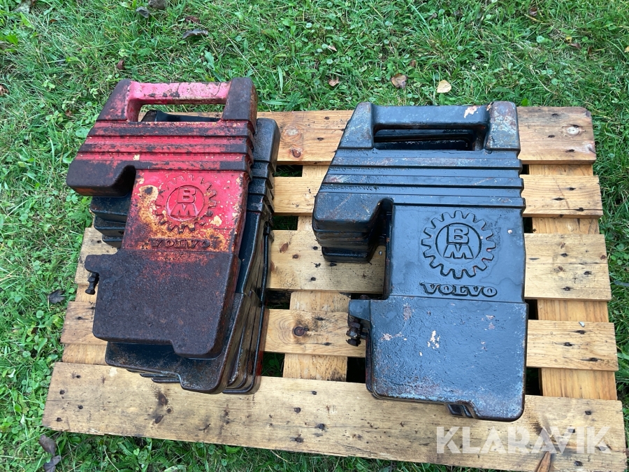 Frontvikter Volvo BM 10st
