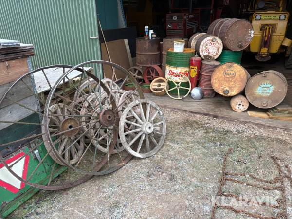 Oljefat & hjul 32st delar