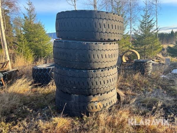 Däck 4 st 20.5R25 Bridgestone