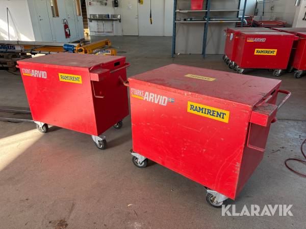 Verktygsvagn Starke Arvid 36100 2 st