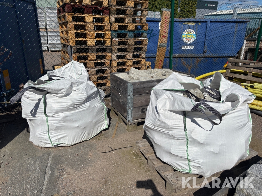 Storgatssten bohusgranit mix ca 8 kvm