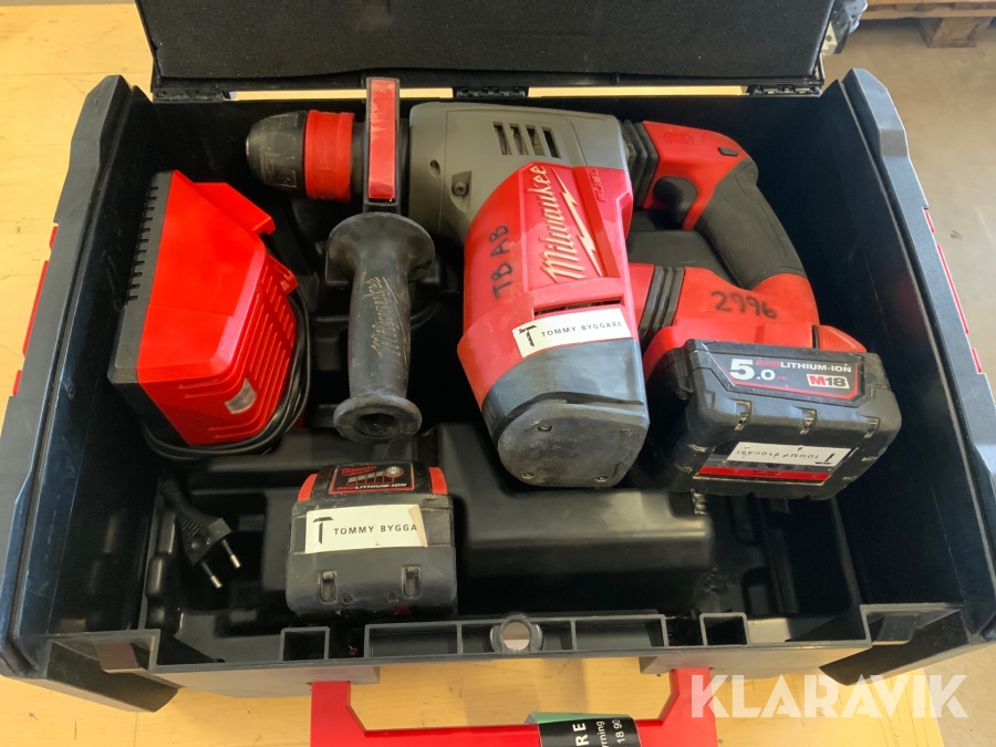 Kombihammare Milwaukee M18 CHPX batteri