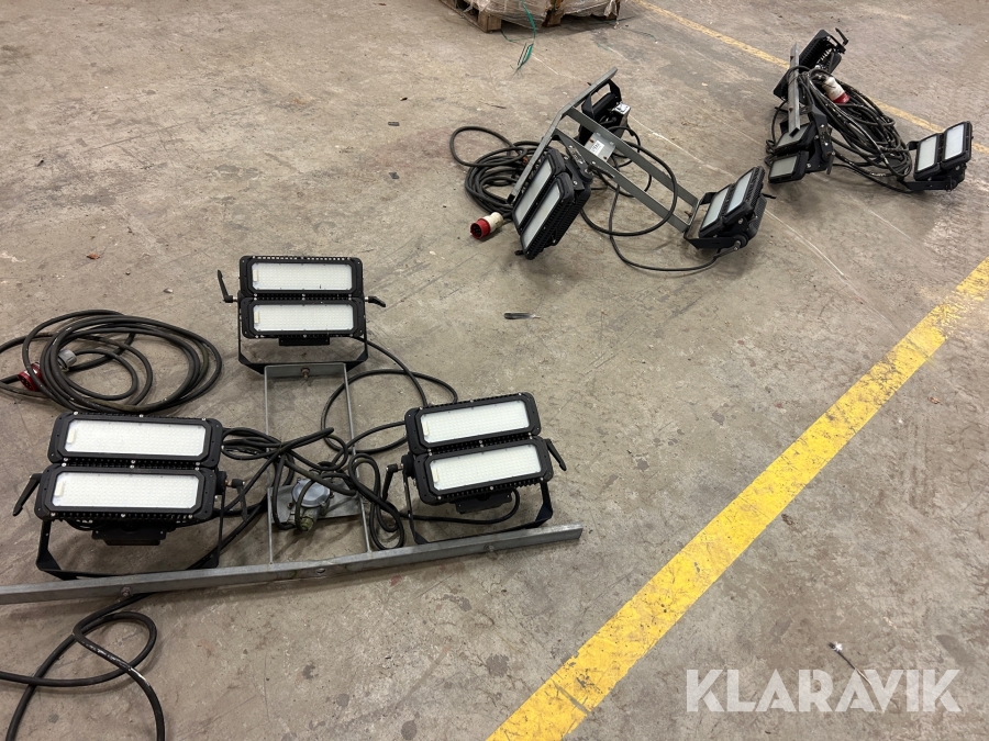 Arbetsbelysning Led Amiga Pro 150W 9st