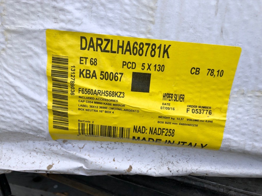 5st nya fälgar med fälgsidor till Kabe husbil