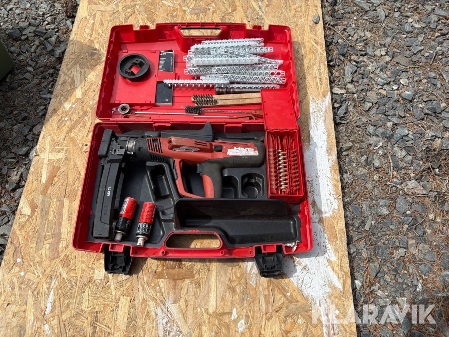 Hilti DX76 MX bultpistol med spik och skott