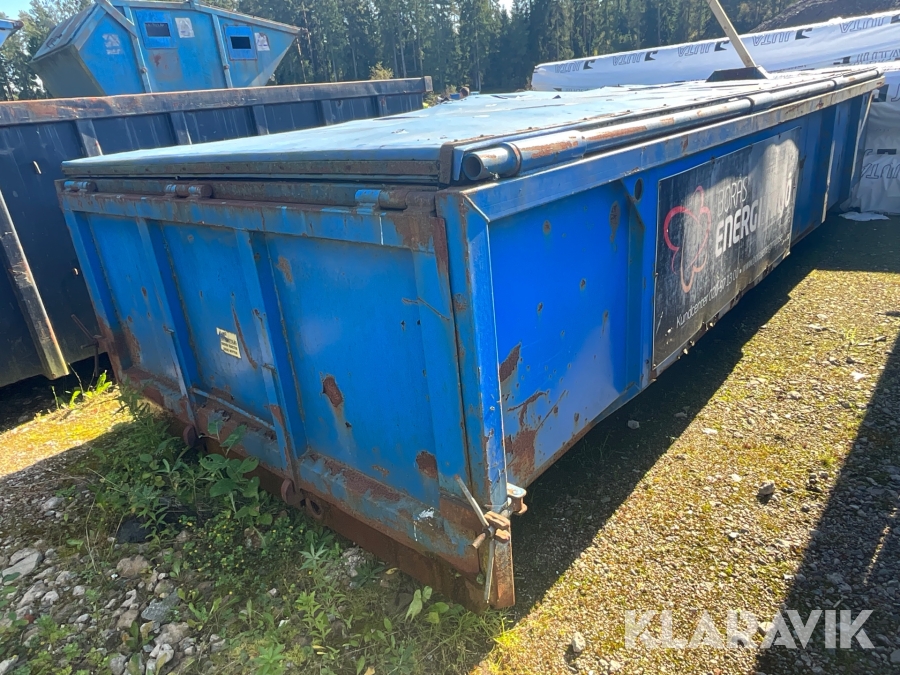 Lastväxlarflak Ilab 15 m3 med kapell