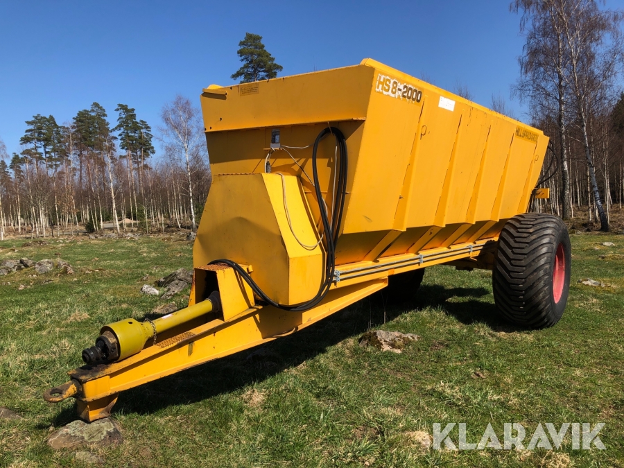 Gödselspridare Hillspridare JS8-2000