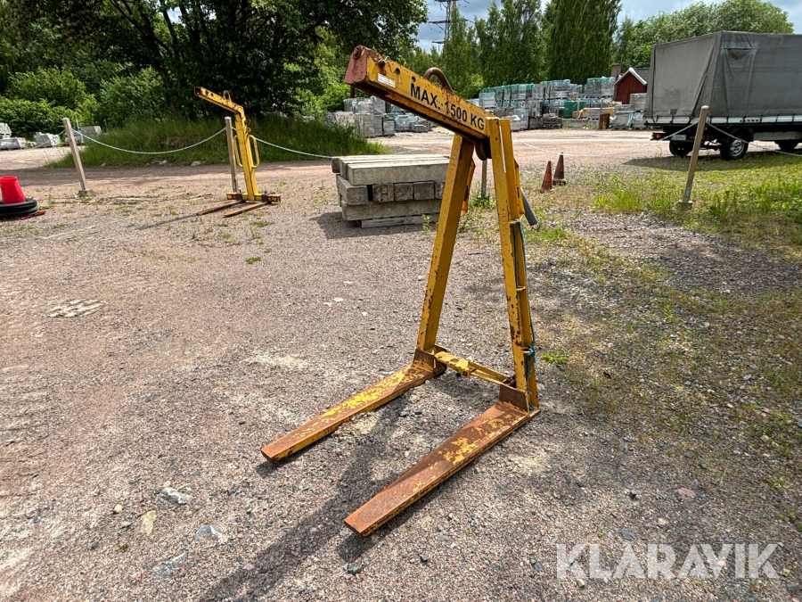 Pallgafflar till kran LSR 1500/1000S-3755