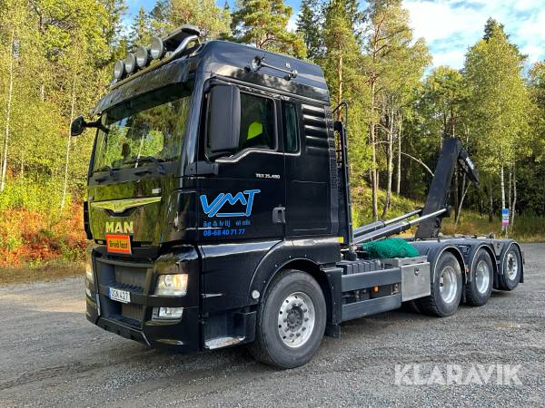 Lastväxlare MAN Tgx 35.480 med JOAB växlare L24 5750 AA