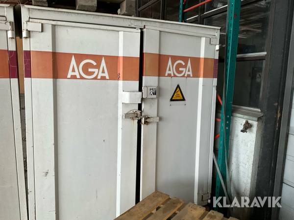 Förvaringsskåp för gas och gasol