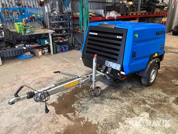 Kompressor/elverk Kaeser Mobilair M59 PE