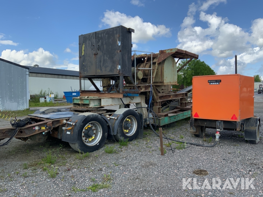 Stenkross med 75 kVA elverk Arbrå 60GK-96