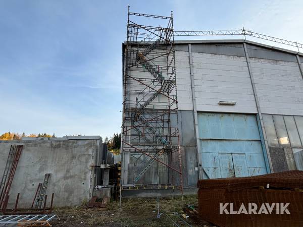 Trapptorn/Byggställning Haki ca 12 m