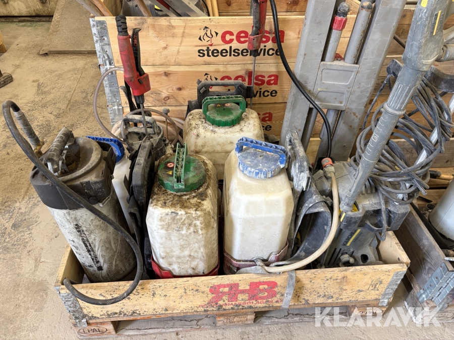 Parti med trycksprutor