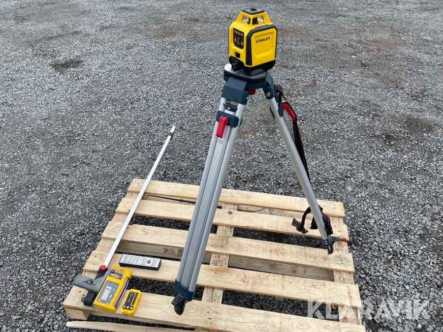 Maskinlaser Stanley med Trimble CR600