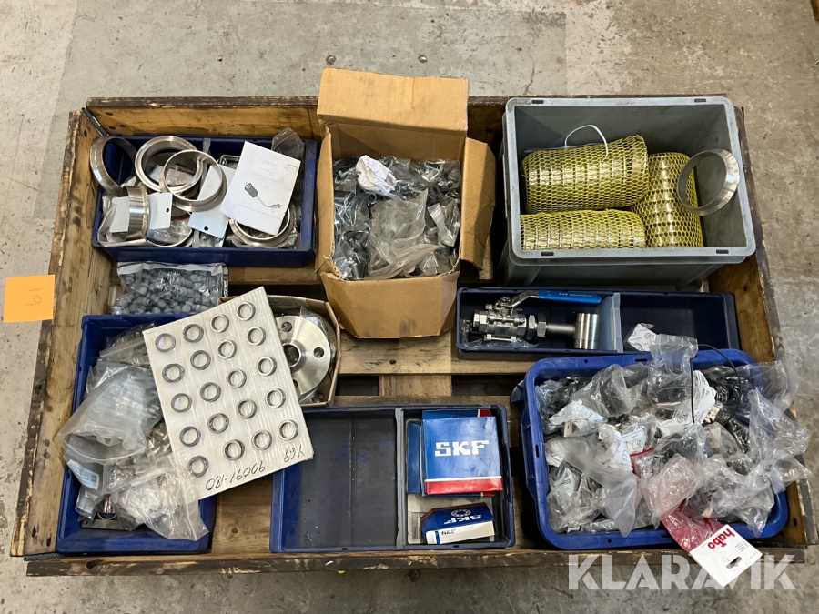 Pall med olika detaljer